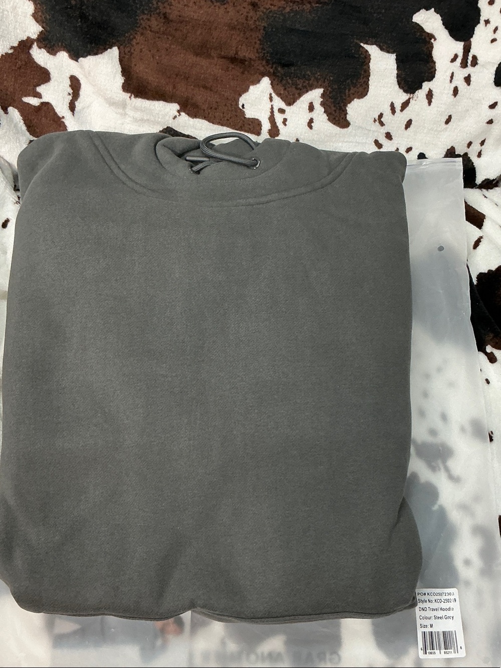 Classic Steel Grey Pullover Hoodie -DND